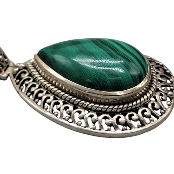 Doug Paulus Sterling Teardrop Pendant DP 925 India Teardrop Shaped - Picture 6 of 16